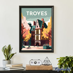 Travel Poster Troyes