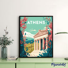 Load image into Gallery viewer, Travel Poster Athens