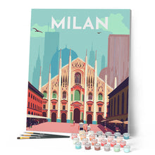 Load image into Gallery viewer, Travel Poster Milan