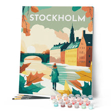 Load image into Gallery viewer, Travel Poster Stockholm