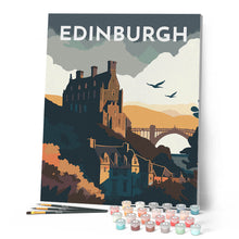 Load image into Gallery viewer, Travel Poster Edinburgh