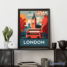 Load image into Gallery viewer, Diamond Painting - Travel Poster London