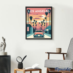 Travel Poster Los Angeles