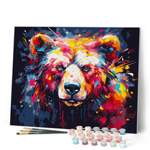 Load image into Gallery viewer, Colourful Abstract Bear
