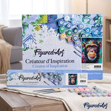 Load image into Gallery viewer, Colourful Abstract Chimpanzee