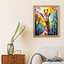 Load image into Gallery viewer, Colourful Abstract Giraffe