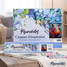 Load image into Gallery viewer, Colourful Abstract Hippo