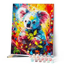 Load image into Gallery viewer, Colourful Abstract Koala