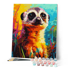 Load image into Gallery viewer, Colourful Abstract Meerkat