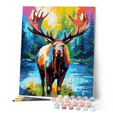 Load image into Gallery viewer, Colourful Abstract Moose