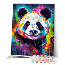 Load image into Gallery viewer, Colourful Abstract Panda
