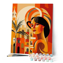 Load image into Gallery viewer, Art Deco Woman in Cuba