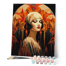 Load image into Gallery viewer, Art Deco Woman