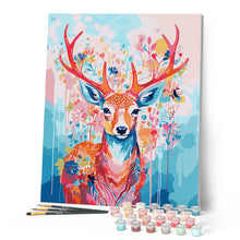 Load image into Gallery viewer, Colourful Deer in Bloom