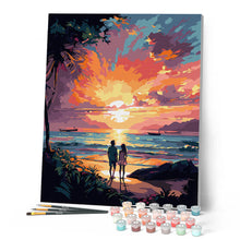Load image into Gallery viewer, Couple and Colourful Sunset