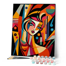 Load image into Gallery viewer, Picasso Style Abstract Woman