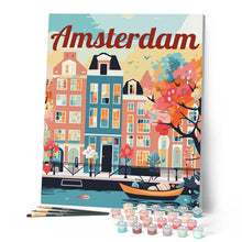 Load image into Gallery viewer, Travel Poster Amsterdam in Bloom
