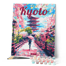 Load image into Gallery viewer, Travel Poster Kyoto in Bloom