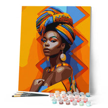Load image into Gallery viewer, Traditional African Girl