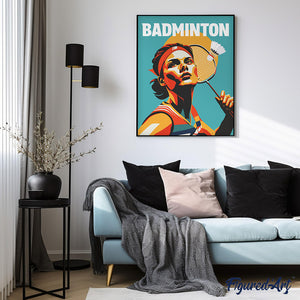 Sport Poster Badminton