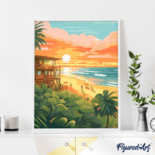 Load image into Gallery viewer, Beach Club at Sunset