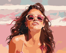 Load image into Gallery viewer, Paint by numbers kit for adults Beachside Joy Figured&#39;Art UK