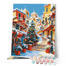 Load image into Gallery viewer, Mediterranean Christmas Village