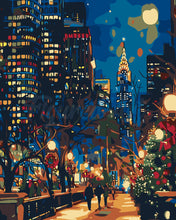 Load image into Gallery viewer, Paint by numbers kit for adults Christmas in New York Figured&#39;Art UK