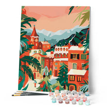 Load image into Gallery viewer, Festive Townscape