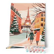 Load image into Gallery viewer, Parisian Holiday Scene