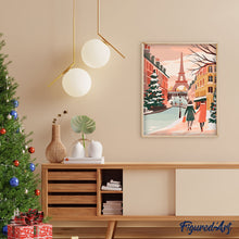 Load image into Gallery viewer, Parisian Holiday Scene