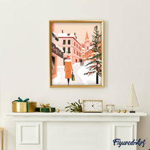 Load image into Gallery viewer, Snowy Shopping Day