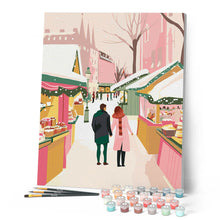 Load image into Gallery viewer, Couple at Christmas Market