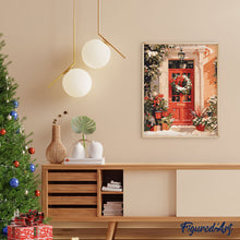 Load image into Gallery viewer, Festive Red Door