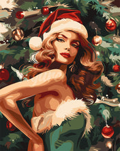 Load image into Gallery viewer, Paint by numbers kit for adults Christmas Beauty Figured&#39;Art UK