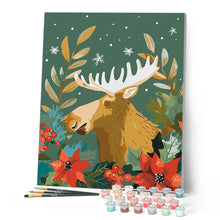 Load image into Gallery viewer, Festive Christmas Moose