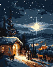 Load image into Gallery viewer, Paint by numbers kit for adults Holy Night Figured&#39;Art UK