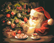 Load image into Gallery viewer, Paint by numbers kit for adults Jolly Santa&#39;s Evening Figured&#39;Art UK