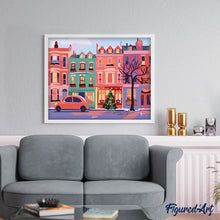 Load image into Gallery viewer, Colourful Christmas Street