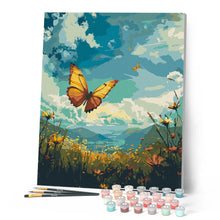 Load image into Gallery viewer, Copper Butterfly Under a Blue Sky