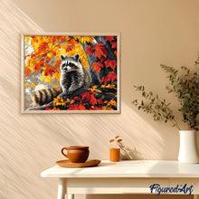 Load image into Gallery viewer, Autumn Raccoon