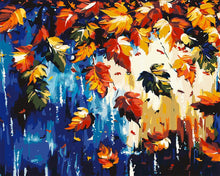 Load image into Gallery viewer, Paint by numbers kit for adults Vibrant Autumn Leaves Figured&#39;Art UK