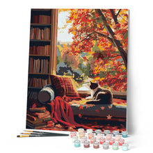 Load image into Gallery viewer, Cat's Autumn View