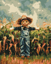 Load image into Gallery viewer, Paint by numbers kit for adults Autumn Scarecrow Figured&#39;Art UK