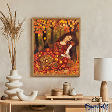 Load image into Gallery viewer, Klimt-inspired Autumn Lady
