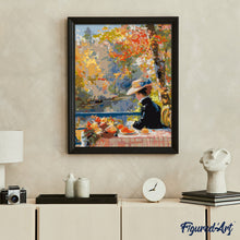 Load image into Gallery viewer, Renoir-inspired Autumn Lady