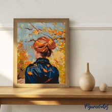 Load image into Gallery viewer, Van Gogh-inspired Autumn Lady