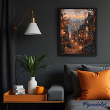 Load image into Gallery viewer, Old Town Autumn Street