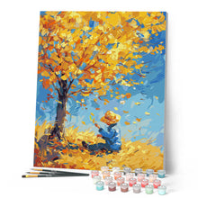 Load image into Gallery viewer, Van Gogh-inspired Boy in Autumn
