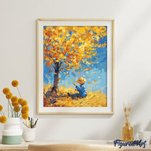 Load image into Gallery viewer, Van Gogh-inspired Boy in Autumn